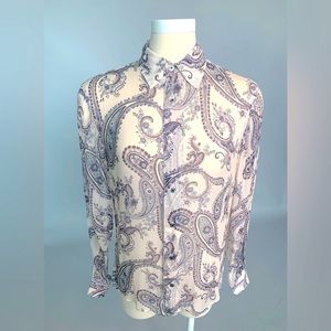 Zara Paisley Blouse